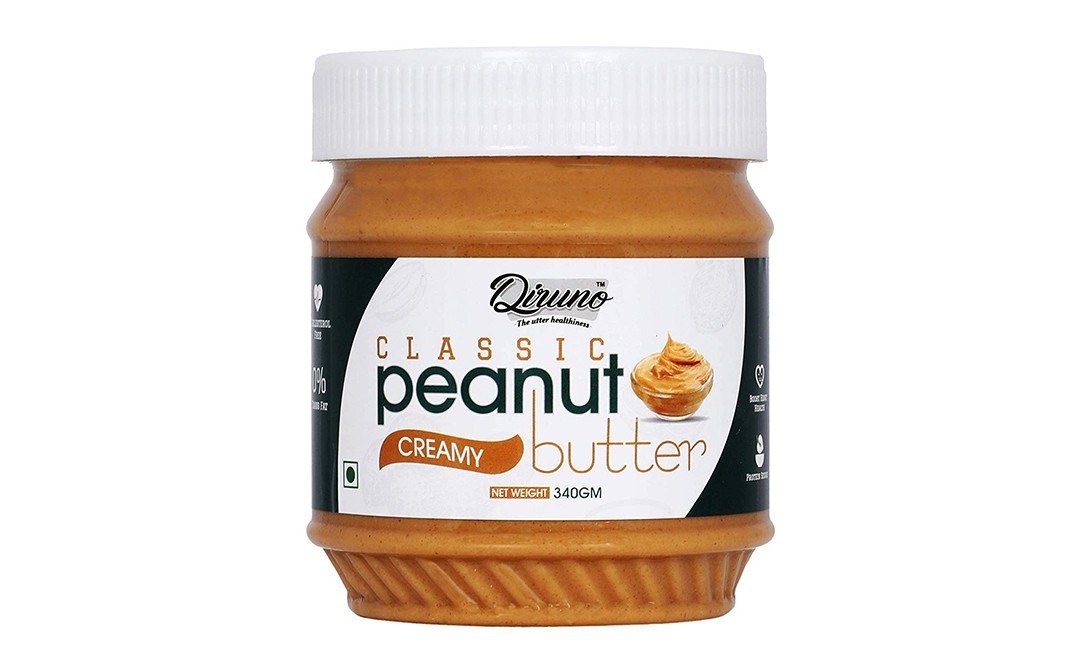 Diruno Classic Peanut Butter Creamy   Plastic Jar  340 grams